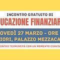 Educazione Finanziaria, a Maiori un incontro gratuito per imparare a gestire meglio i propri risparmi