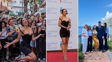 Kat Graham, la star di "The Vampire Diaries" si rilassa a Maiori prima dell’Outdoor Film Festival