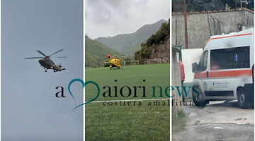 Maiori, elisoccorso ritardato: cancello chiuso al campo sportivo ostacola l’intervento