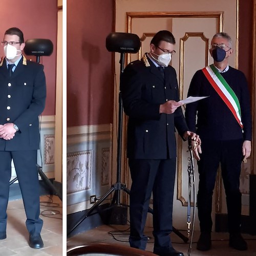 A Maiori Gianluca Ossignuolo acquisisce grado di sottotenente nella Polizia Locale