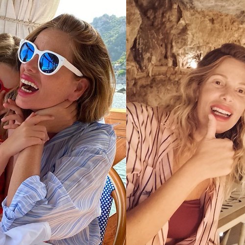 Alessia Marcuzzi ritorna in Costiera Amalfitana: per lei tappe di gusto a Praiano e Nerano