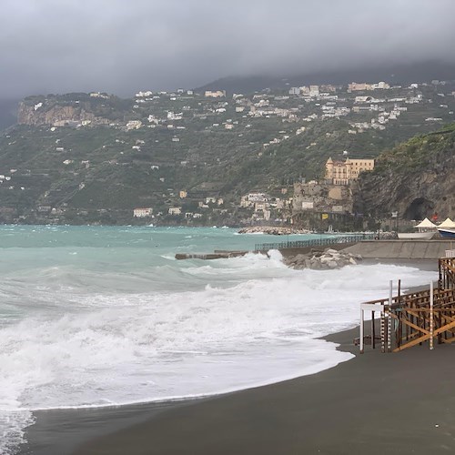 Allerta meteo arancione, 16 maggio scuole chiuse a Maiori