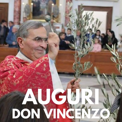 Auguri a Don Vincenzino Taiani sacerdote di Maiori