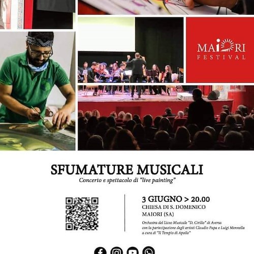 Con “Sfumature musicali” il 3 giugno ha inizio il "Maiori Festival" 