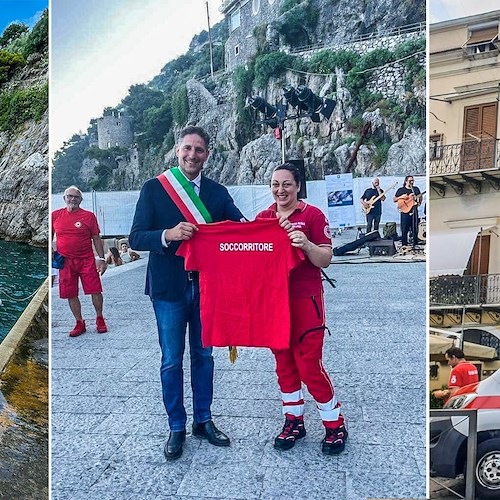 Croce Rossa, "Estate Sicura" in Costiera Amalfitana: a Positano inaugurazione del nuovo mezzo per il trasporto disabili