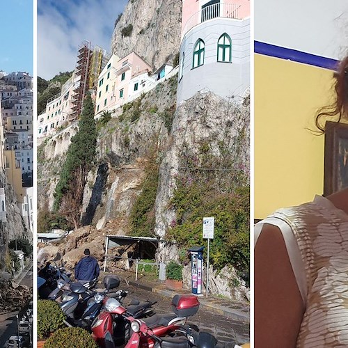 Crolla parte di un costone roccioso ad Amalfi, #Maioridinuovo: «Oggi ancor di più diciamo no alla galleria!»