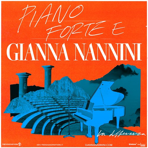 Gianna Nannini annuncia tour estivo: 17 agosto concerto a Maiori 
