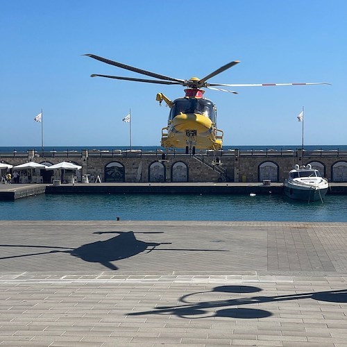 Infarto in corso per 55enne di Maiori: trasportato in eliambulanza a Salerno