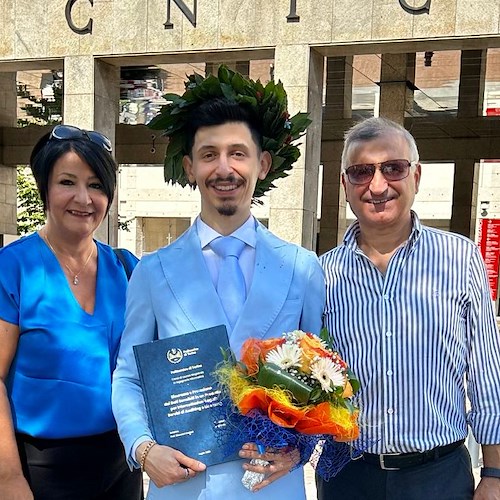 Laurea Magistrale da 110 e lode in Ingegneria Informatica per il maiorese Luigi Loria
