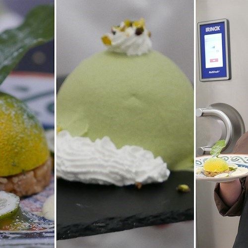 Lorella Napoli torna nella pasticceria di famiglia in Costa d'Amalfi con il suo dolce "Limone e Pepe" 