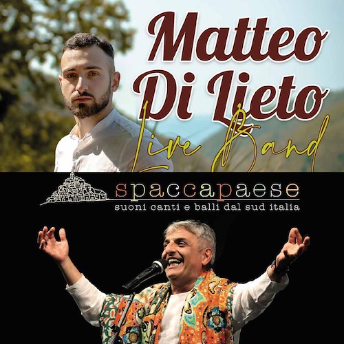 Maiori, 1 e 2 luglio: serate di musica con Matteo Di Lieto live band e Spaccapaese