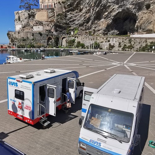Maiori, 11 marzo si dona il sangue al Porto: necessaria la prenotazione