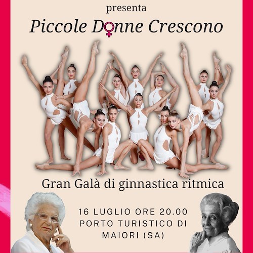 Maiori, 16 luglio il Gran galà di ginnastica ritmica dell’ASD “Granata” dedicato alle donne