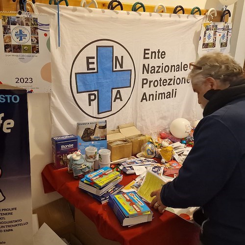 Maiori, 19 marzo ENPA Costa d’Amalfi organizza pesca di beneficenza per gli animali in difficoltà