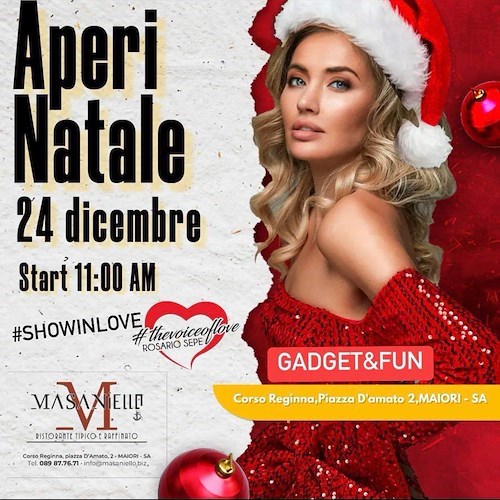 Maiori: 24 dicembre al Ristorante Masaniello un esclusivo “AperiNatale” con finger food, drink e musica live