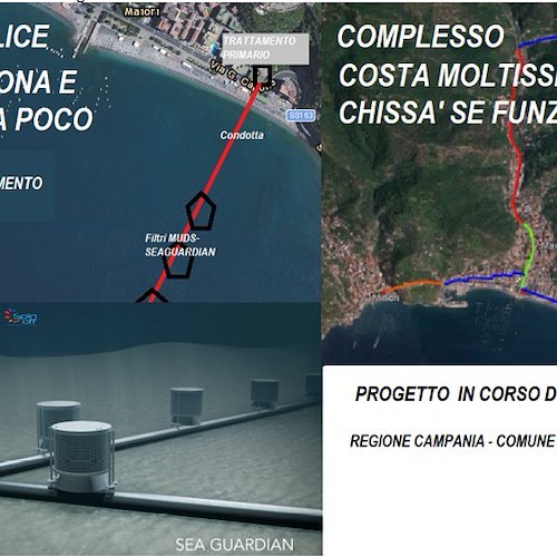 Maiori, a breve l'approvazione definitiva del depuratore consortile in Consiglio: l’appello del Comitato Tuteliamo la Costiera amalfitana 