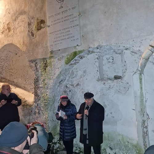 Maiori, al Casale dei Cicerali si ricorda l'antica comunità Ebraica con il Rav Yisroel Piha /FOTO