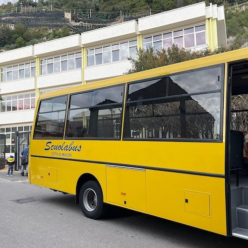 Maiori, al via gara per l’affidamento del servizio di trasporto scolastico: domande entro 18 novembre