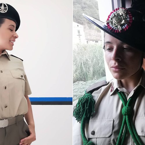 Maiori, Alessia Capone supera il concorso per diventare Allievo Carabiniere /foto