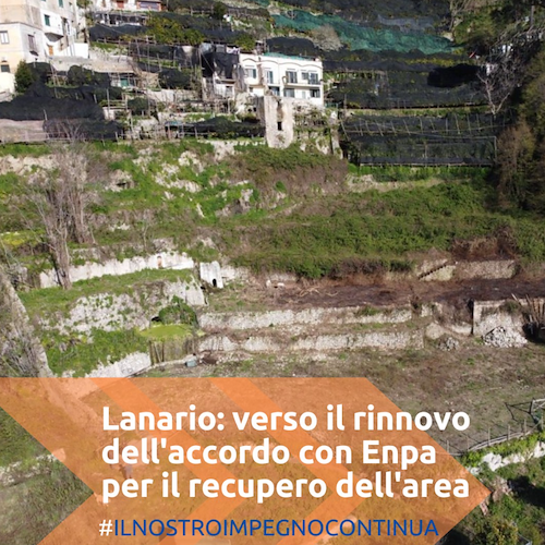 Maiori, Amministrazione rinnova accordo con ENPA per recupero area Lanario: vi sorgerà fattoria didattica