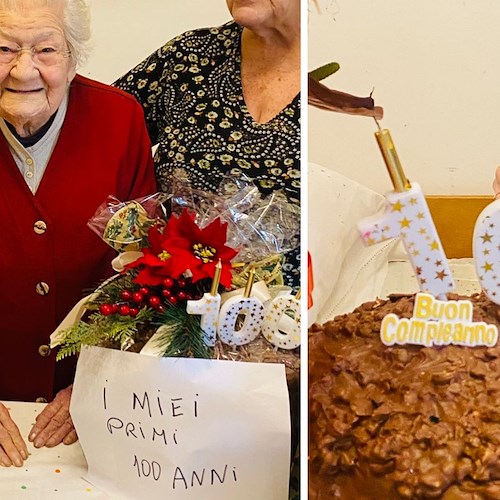 Maiori festeggia la prima centenaria del 2022, auguri a Nonna Lena! 