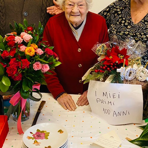 Maiori festeggia la prima centenaria del 2022, auguri a Nonna Lena! 