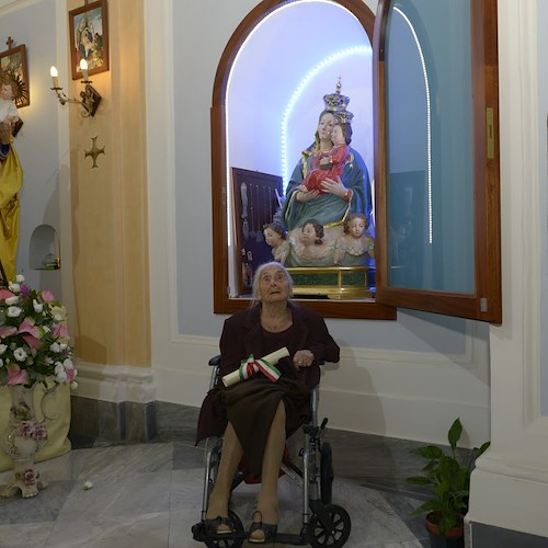Maiori, Giuseppina Russo raggiunge il traguardo dei 101 anni 