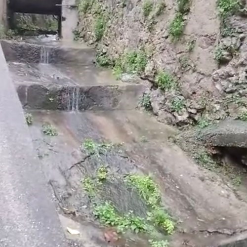 Maiori, monitoraggio dei corsi d’acqua da parte della Protezione Civile [FOTO]