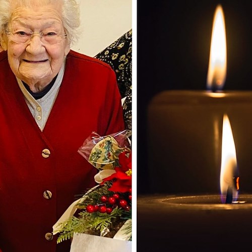 Maiori piange la scomparsa della centenaria Maddalena Manzi, vedova Crivelli