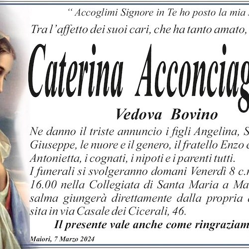 Lutto a Maiori
