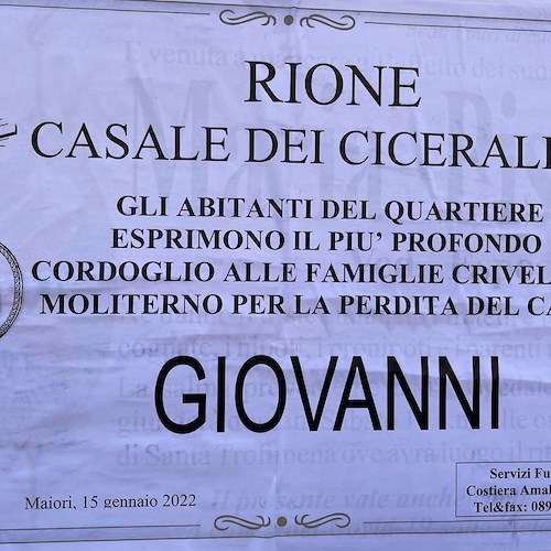 Maiori piange la scomparsa di Giannino il Tassista