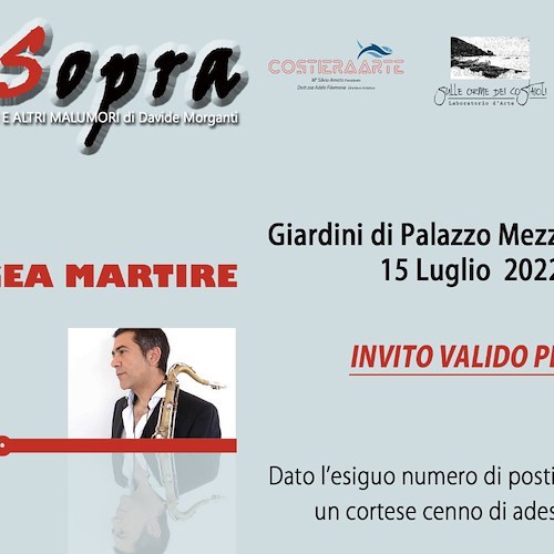 Maiori, prosegue "Giardini in Arte": Gea Martire e Valerio Virzo portano in scena "Sottosopra"