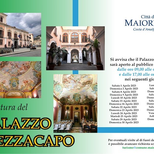 Maiori, riapre al pubblico Palazzo Mezzacapo