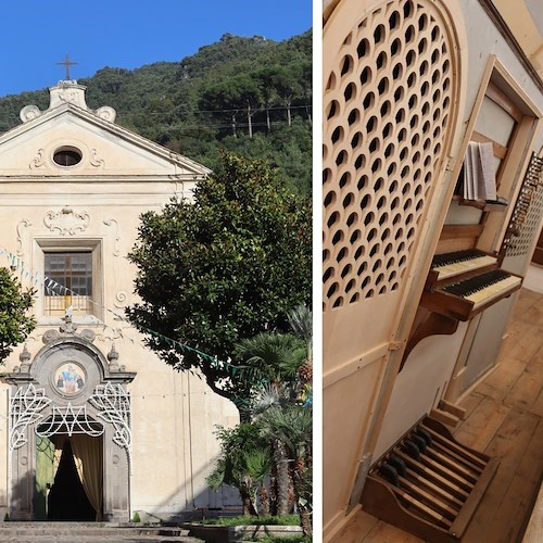 Maiori, sabato 29 ottobre alla Chiesa del Santo Rosario si inaugura il nuovo organo con un concerto
