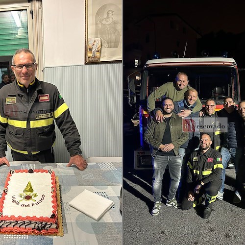 Maiori saluta il capo reparto dei Vigili del Fuoco Salvatore Capone: va in pensione dopo una vita al servizio degli altri