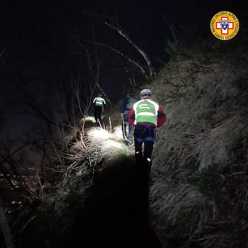 Maiori, soccorso notturno sul Monte Avvocata: portati in salvo due escursionisti napoletani