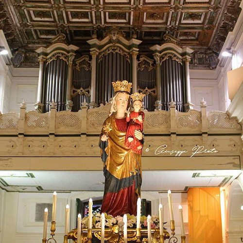 Maiori, stasera la Solenne Esposizione dell’antica e miracolosa Statua lignea di Santa Maria a Mare