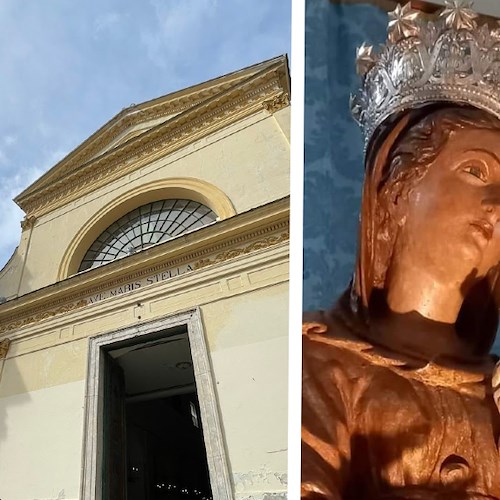 Maiori, stasera si ricorda la traslazione della statua della Madonna Avvocata dal Monte Falesio all'Insigne Collegiata