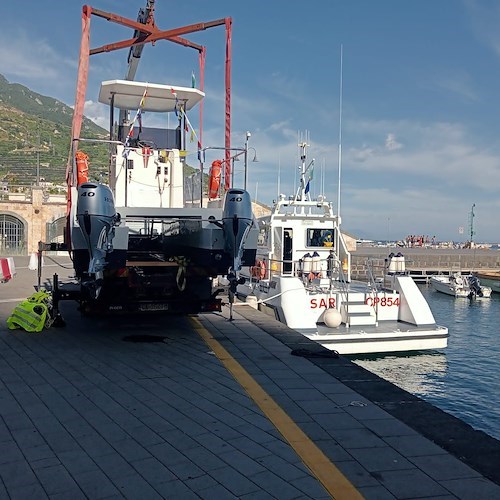 Maiori, varata l’unità navale antinquinamento “Costa d’Amalfi” /FOTO