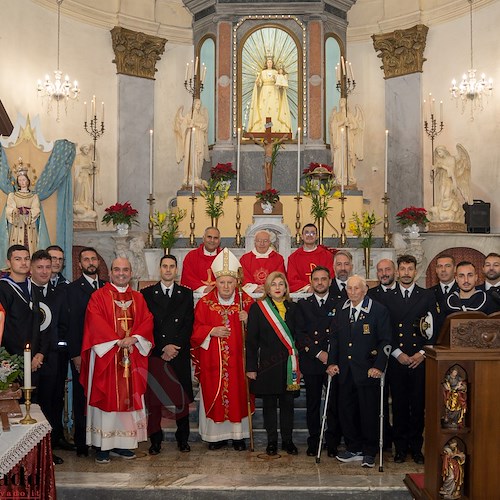 Maiori, Vigili del Fuoco e Marina Militare festeggiano Santa Barbara<br />&copy; Leopoldo De Luise