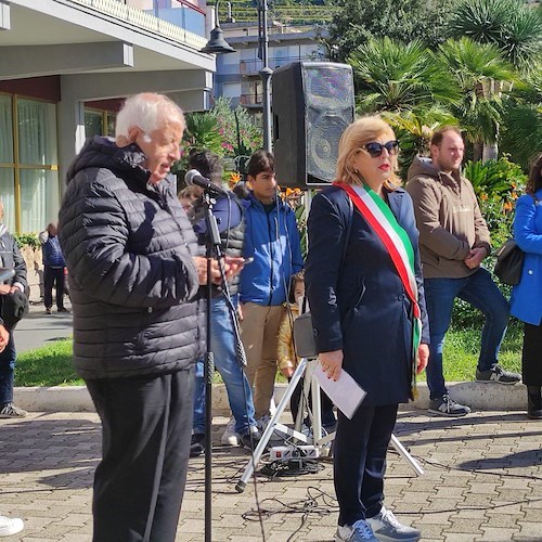 Questa mattina a Maiori l'omaggio ai caduti di tutte le guerre /Foto