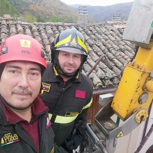 Raffaele Mauri, per il vigile del fuoco di Tramonti una carriera in giro per l'Italia [FOTO]