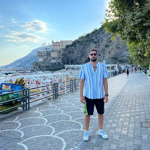 Relax a Maiori per Vincenzo Renzuto Iodice, giocatore della Nazionale di pallanuoto