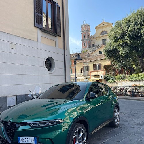 Riprese in Costiera Amalfitana per il nuovo spot dell’Alfa Romeo Tonale Plug-in Hybrid Q4 