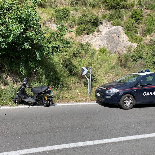 Scontro fra due moto a Capo d’Orso, tre persone ferite