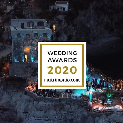 “Torre La Cerniola” di Maiori premiata tra 60mila aziende con i Wedding Awards 2020 da Matrimonio.com