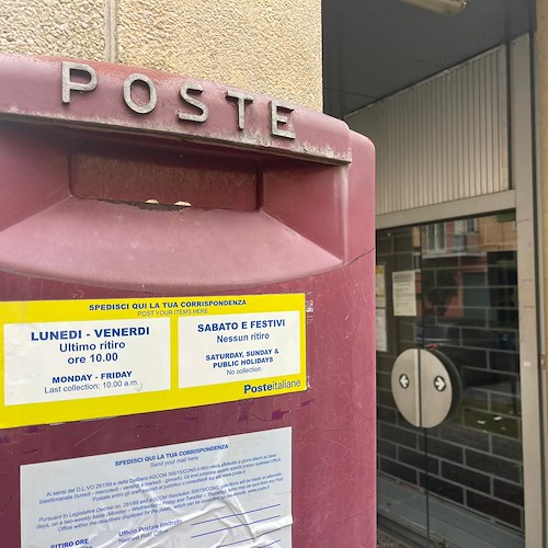Ufficio postale chiuso per due mesi a Maiori, Idea Comune: «L'ennesima beffa della città "cantiere"»<br />&copy; Massimiliano D'Uva