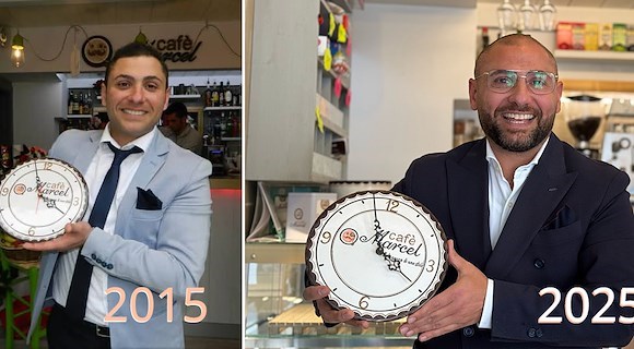Cafè Marcel festeggia il suo decimo anniversario: Marcello Ferrara invita tutti alla grande festa