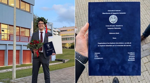 Maiori, Adriano D’Amato si laurea in Ingegneria Elettronica all’Università di Salerno
