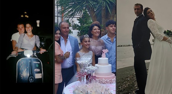 Maiori, Fabio D’Amato e Andreina Anastasio festeggiano 25 anni di matrimonio